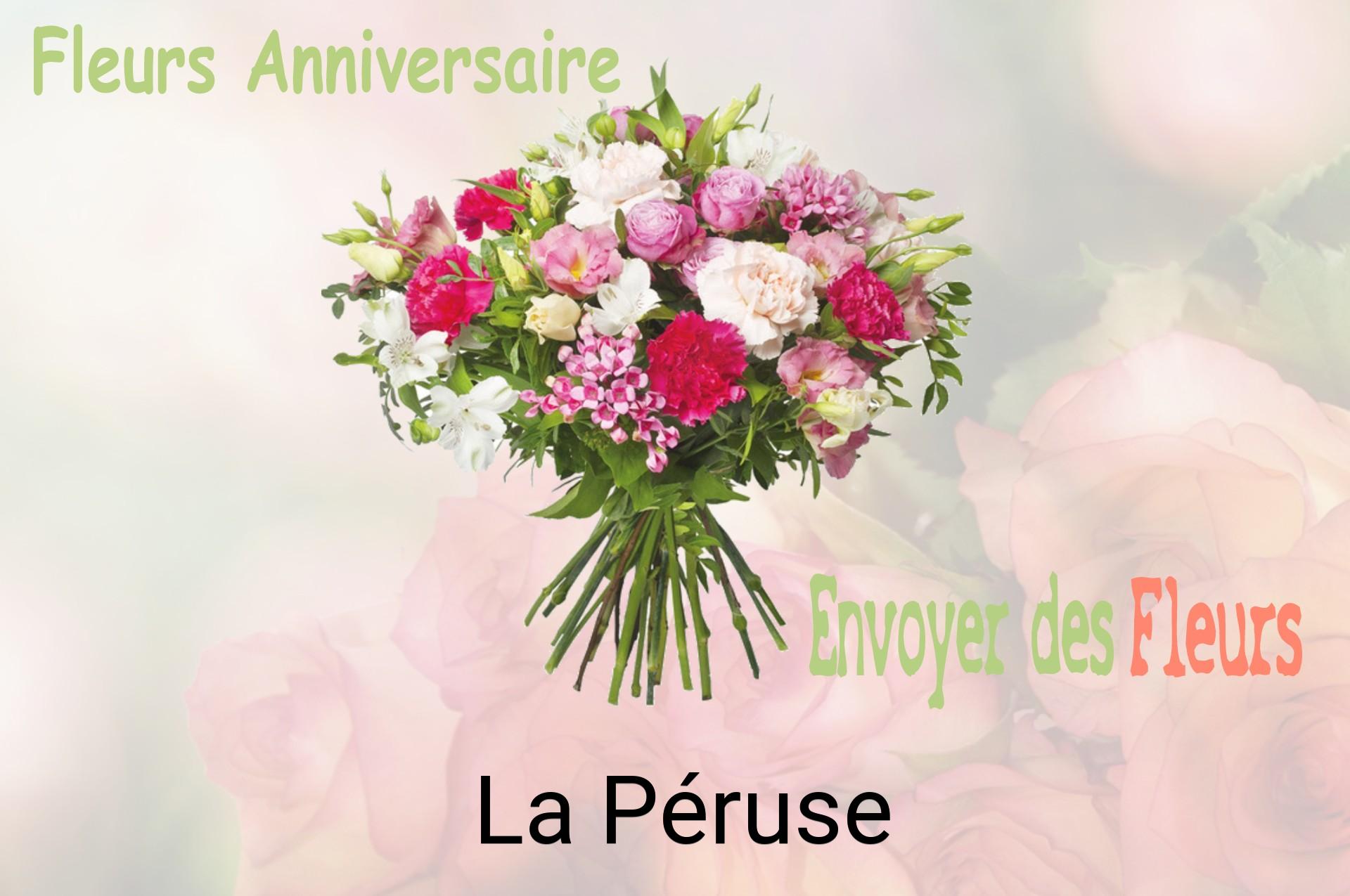 Bouquet de fleurs d’anniversaire livré à La Péruse