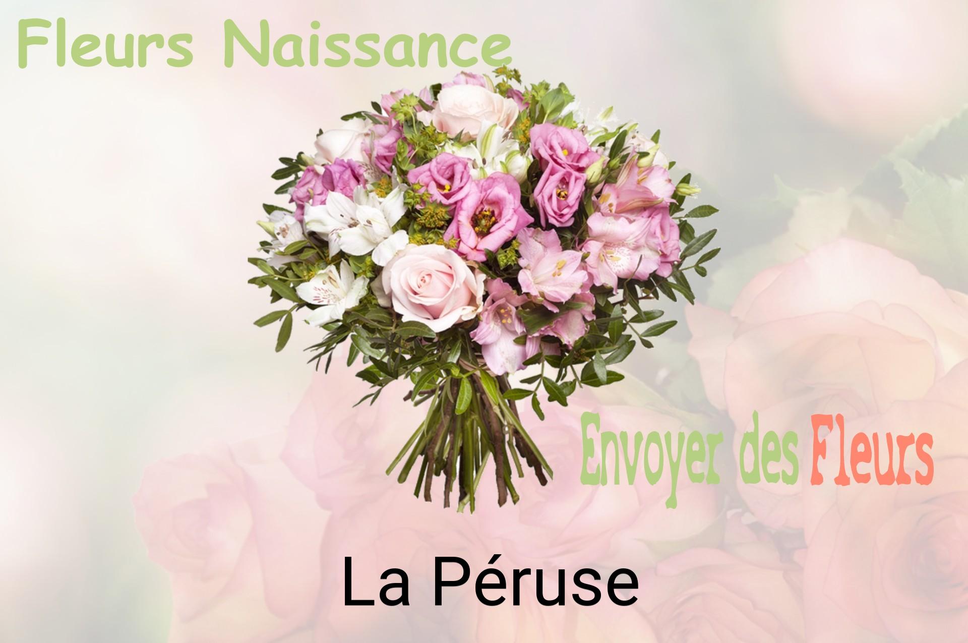 Bouquet de fleurs de naissance livré à La Péruse